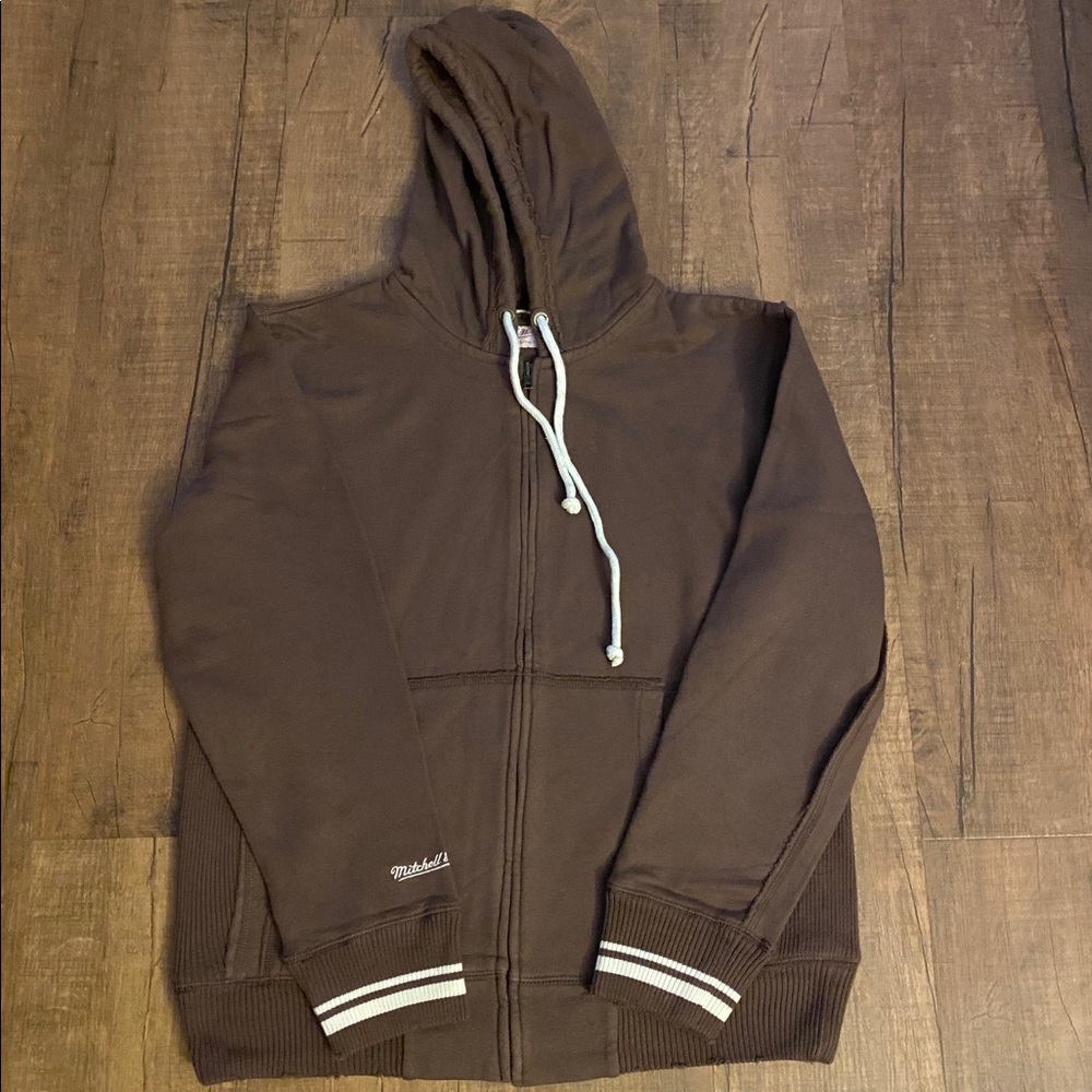Mitchell & Ness Women's Full Zip Fleece Hoody